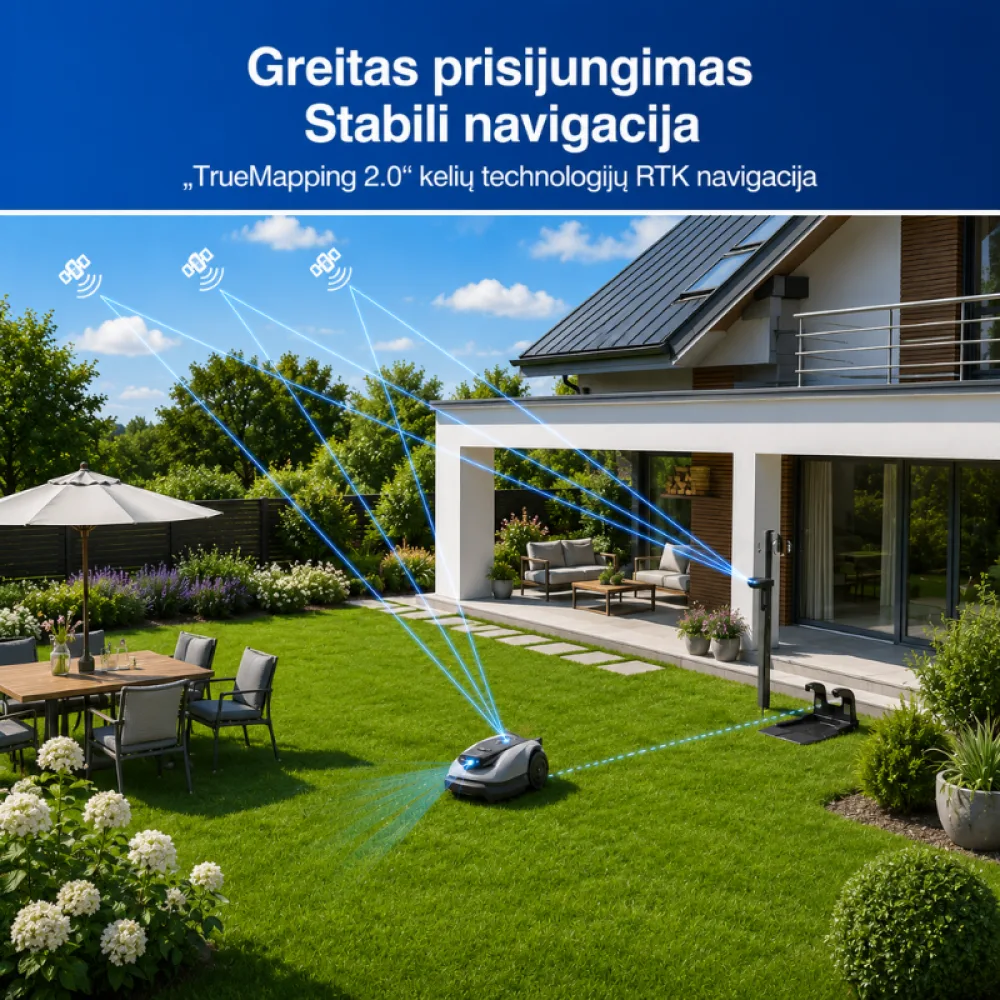 Ecovacs GOAT O800 RTK zāles pļāvējs robots