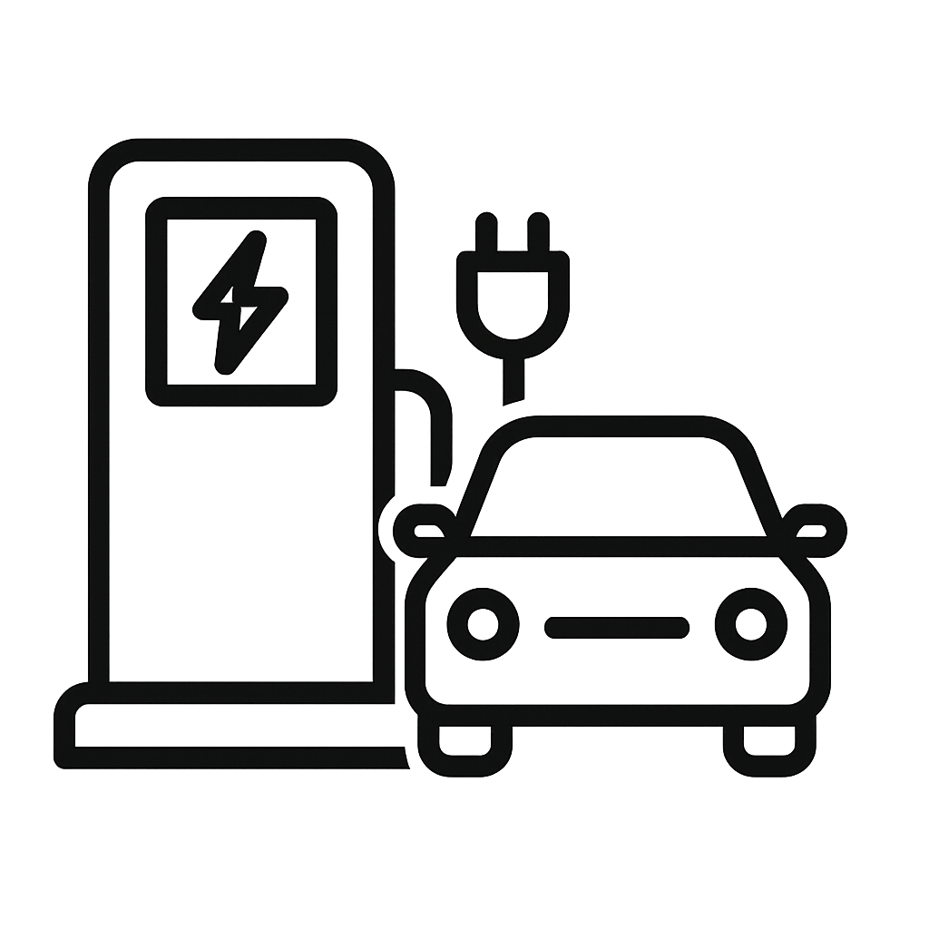 Elektroauto uzlādes stacijas
