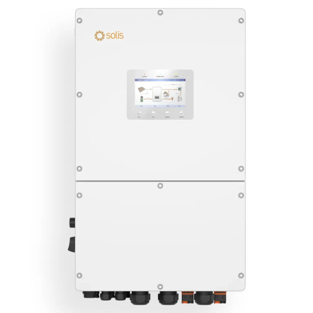 Solis S6-EH3P12K02-NV-YD-L trīsfāžu hibrīdais invertors 12 kW