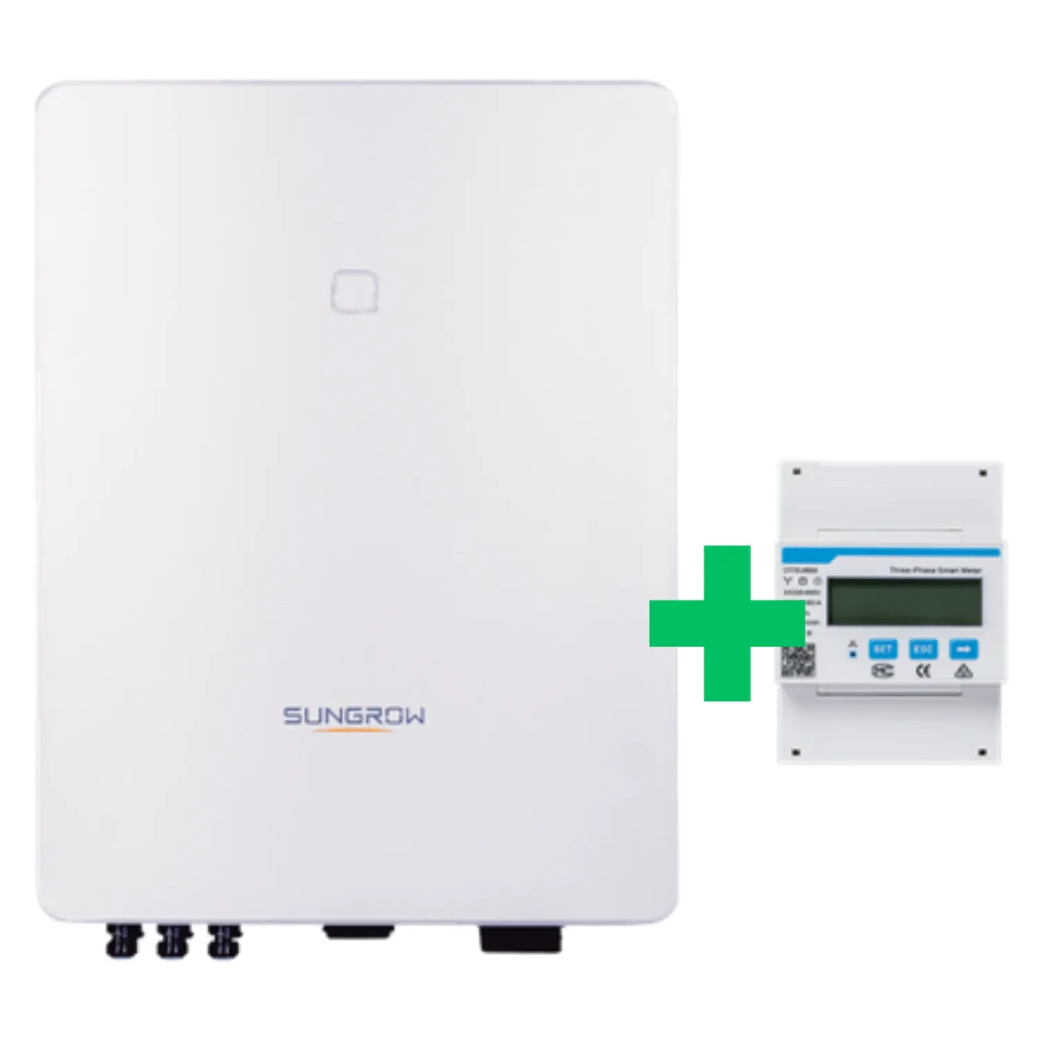 SUNGROW hibrīdais SH6.0RT-V11, 6 kW invertors + DTSU666 viedais skaitītājs