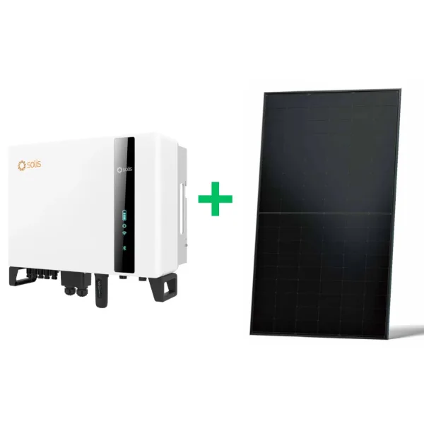 10 kW hibrīdās Solis + Aiko saules elektrostacijas komplekts