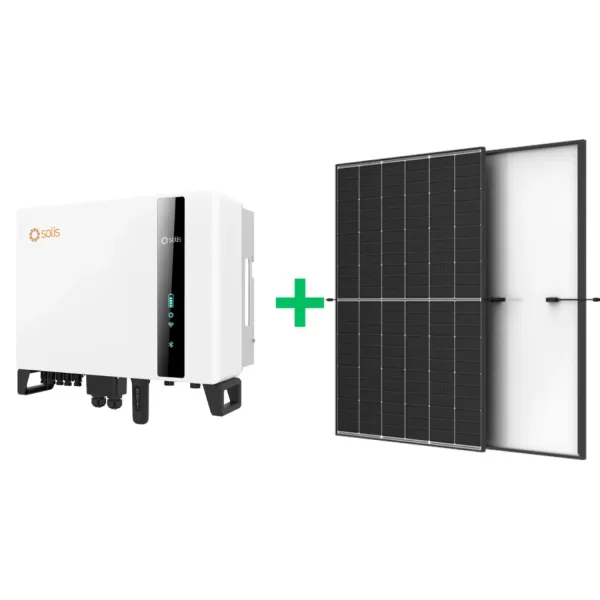 10 kW Solis hibrīdās saules elektrostacijas komplekts ar Trina