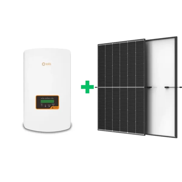 10 kW Solis + Trina saules elektrostacijas komplekts