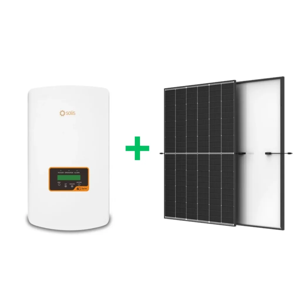 6 kW Solis + Trina saules elektrostacijas komplekts