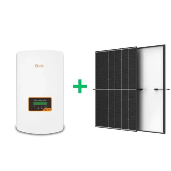 6 kW Solis + Trina saules elektrostacijas komplekts