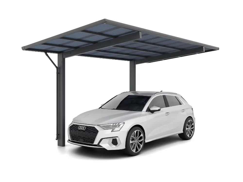 WING Type 80 alumīnija auto nojume, standarta versija