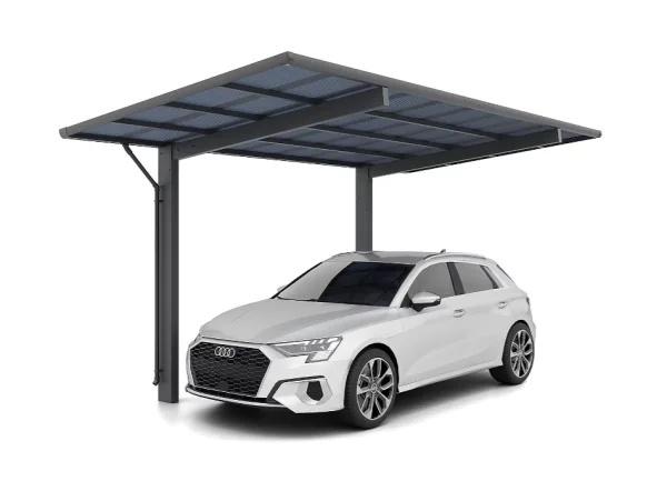 WING Type 80 alumīnija auto nojume, standarta versija