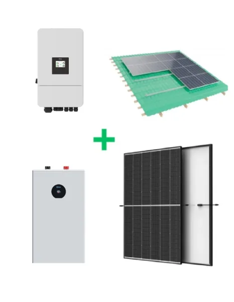 5 kW saules elektrostacija + 16 kW Deye enerģijas uzkrājējs + montāžas konstrukcija