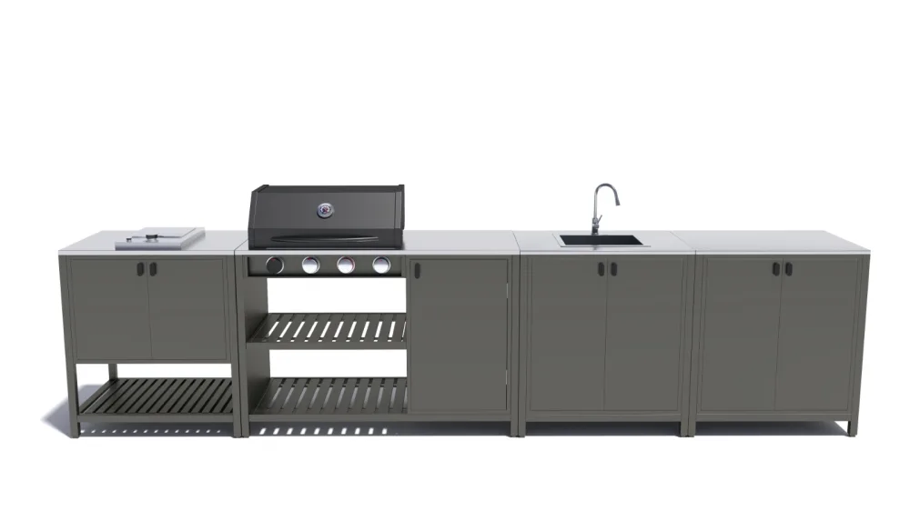 MILAN M3 modulāra āra virtuve ar grilu