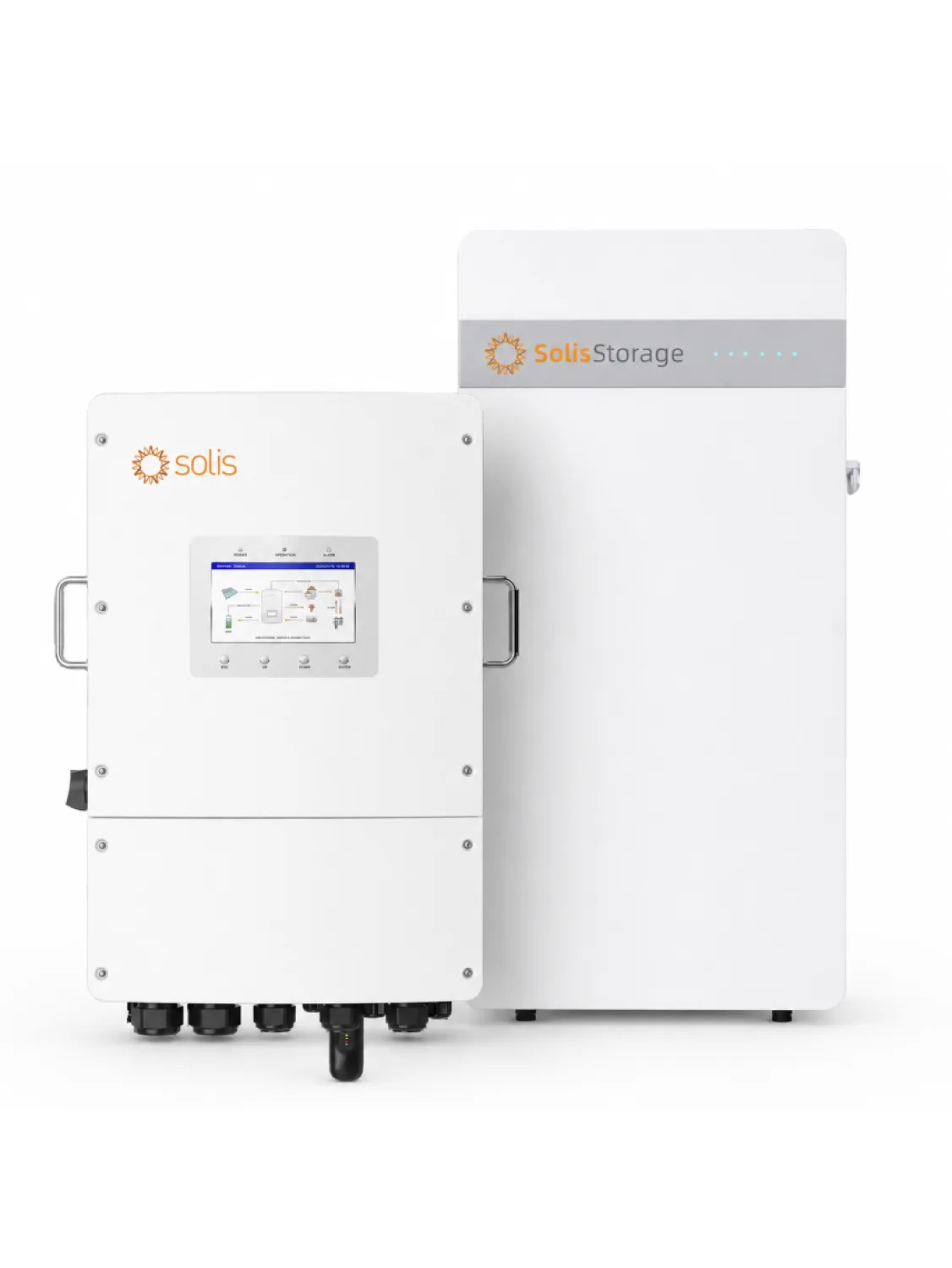Solis zemsprieguma komplekts: 15 kW hibrīda invertors + 16 kWh akumulators